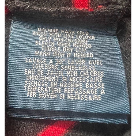 𝅺POLO Ralph Lauren Black With Red Stripes Youth Size 12/14 Golf Shirt, Preloved - Picture 4 of 6